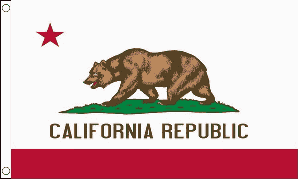 Kalifornien / California gedruckt im Querformat | 90 x 150 cm - Bild 1