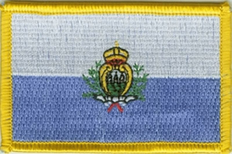 Patch Sticker zum aufb&uuml;geln San Marino | 5.5 x 9 cm - Bild 1