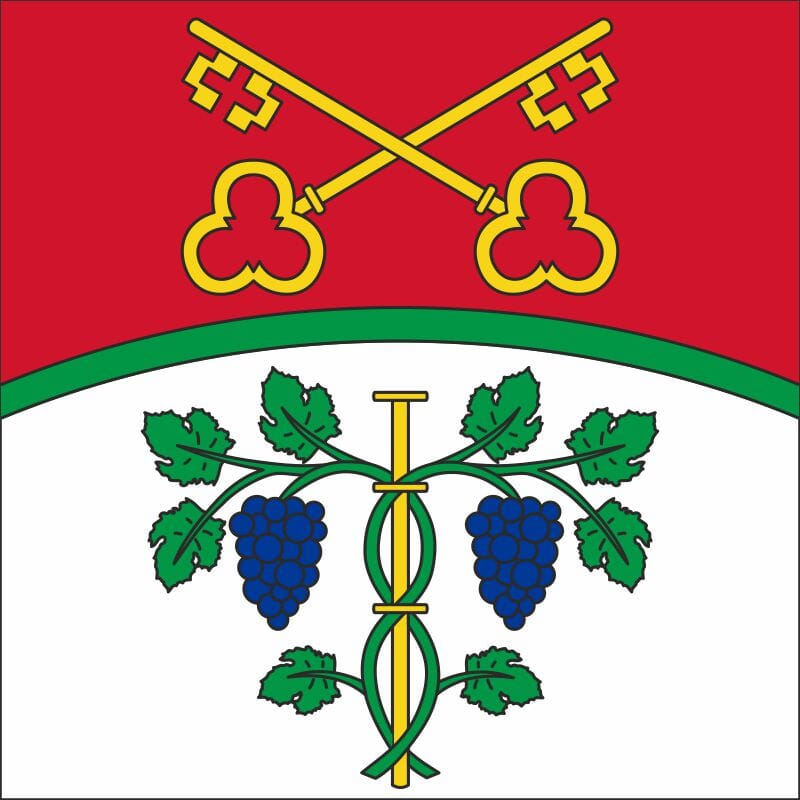 Fahne Gemeinde 1786, 1787, 1788, 1789 Mont-Vully (FR) | 30 x 30 cm und Gr&ouml;sser - Bild 1