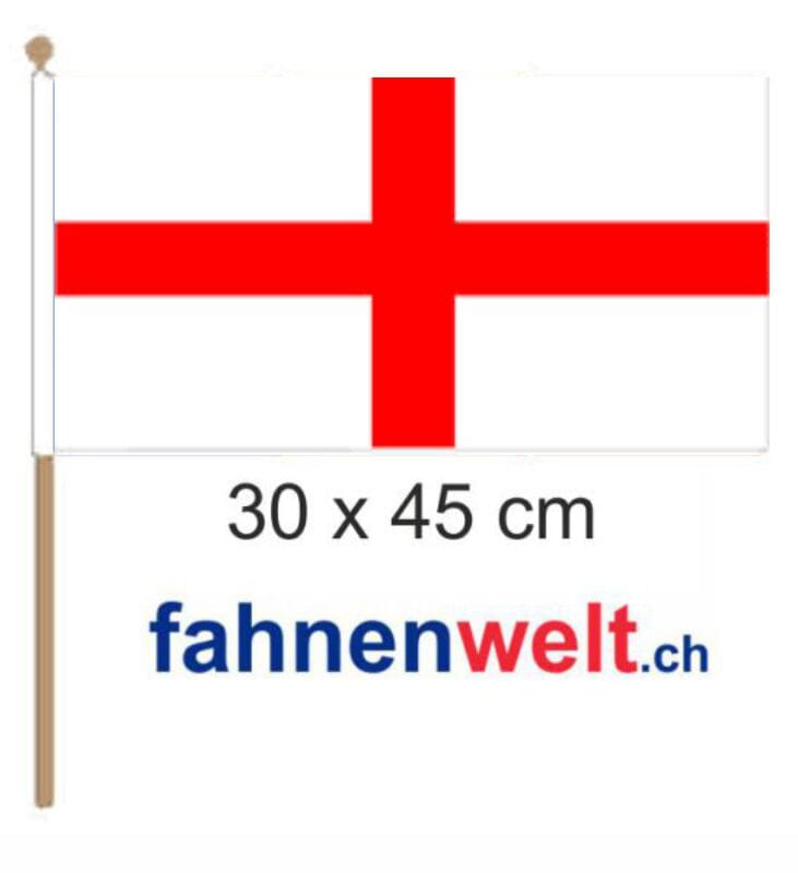 England Fahne / Flagge am Stab | 30 x 45 cm - Bild 1