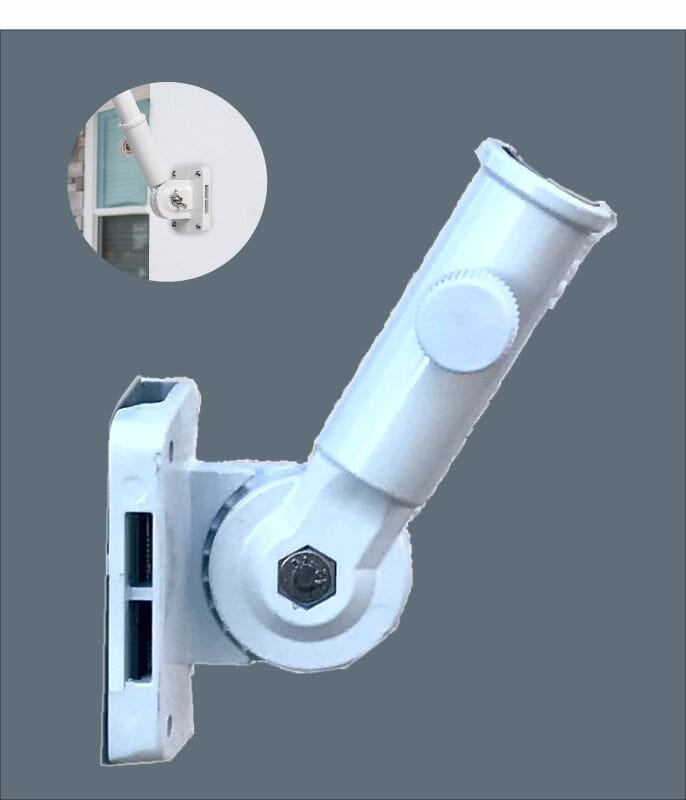 Universal-Halterung f&uuml;r Fahnenstangen mit &Oslash; bis 25 mm | Metall - Bild 1
