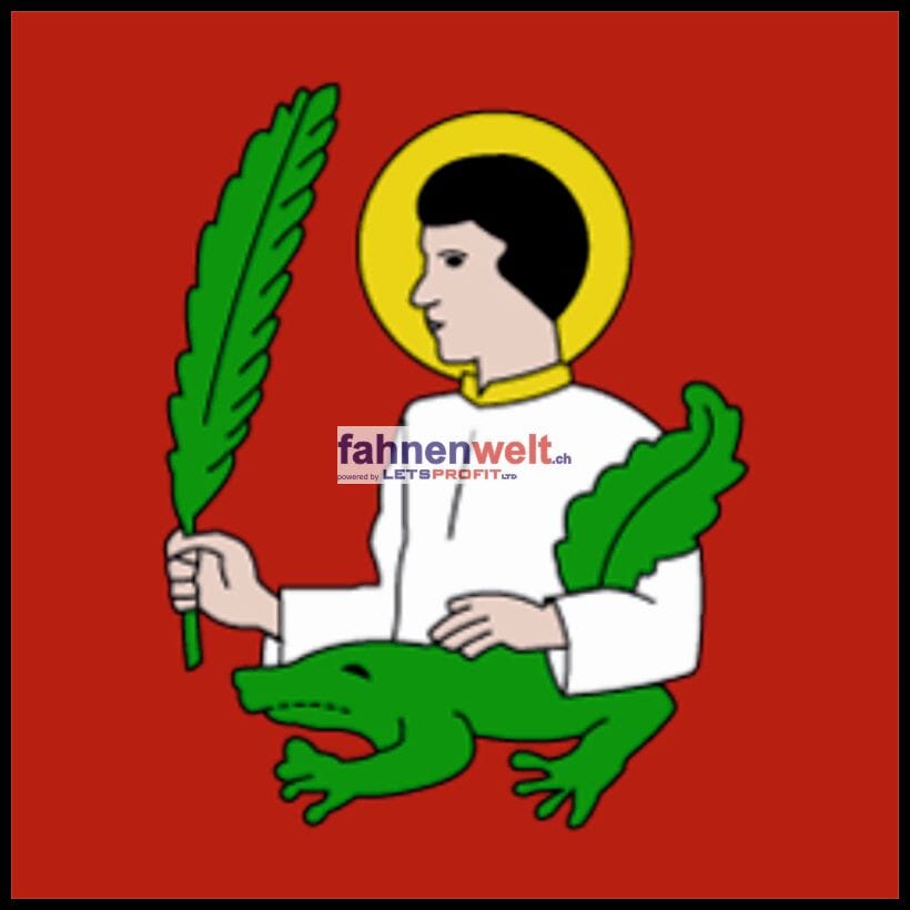 Fahne Gemeinde 1064 Saint-Cierges Ehemalige Gemeinde (VD) | 30 x 30 cm und Gr&ouml;sser - Bild 1