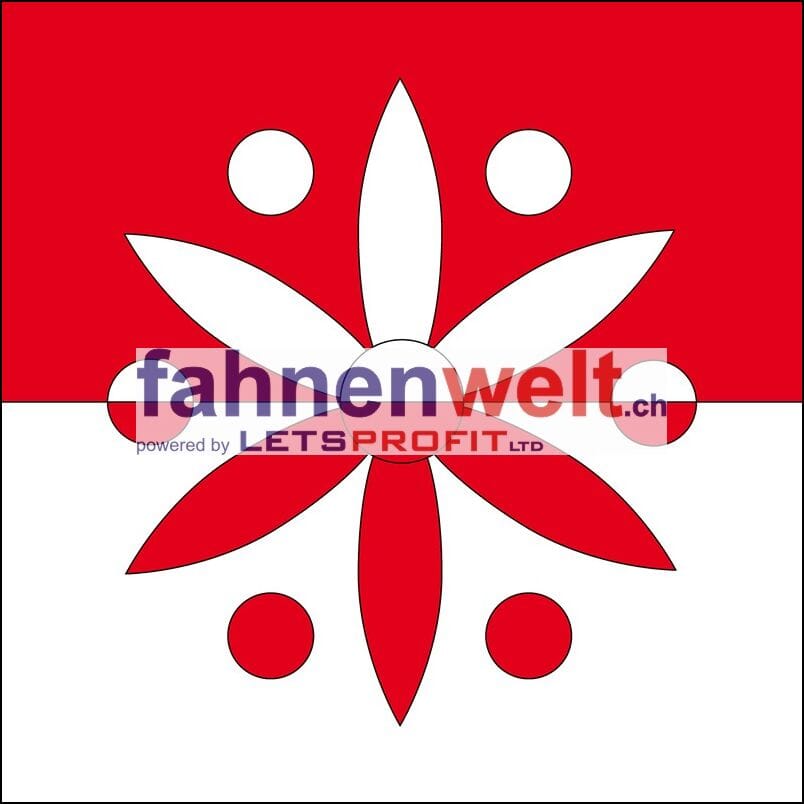 Fahne Gemeinde 4588 Unterramsern (SO) | 30 x 30 cm und Gr&ouml;sser - Bild 1