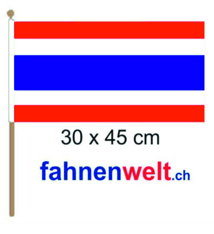 Thailand Fahne / Flagge am Stab | 30 x 45 cm - Bild 1