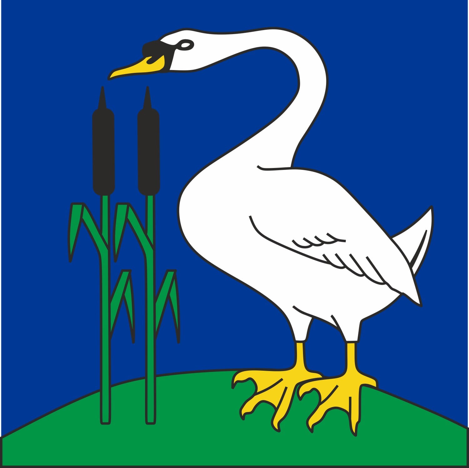 Fahne Gemeinde 5634 Merenschwand (AG) | 30 x 30 cm und Gr&ouml;sser - Bild 1