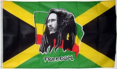 Bob Marley Jamaika gedruckt im Querformat | 90 x 150 cm - Bild 1