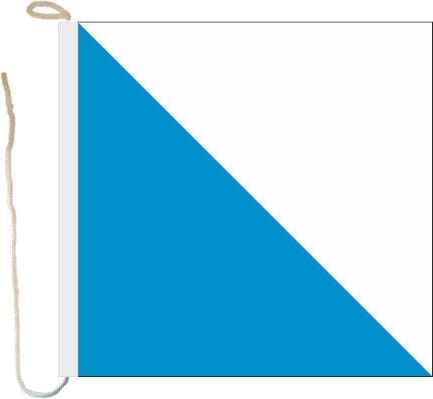 Bootsfahne / Bootsflagge Z&uuml;rich | 30 x 30 cm - Bild 1