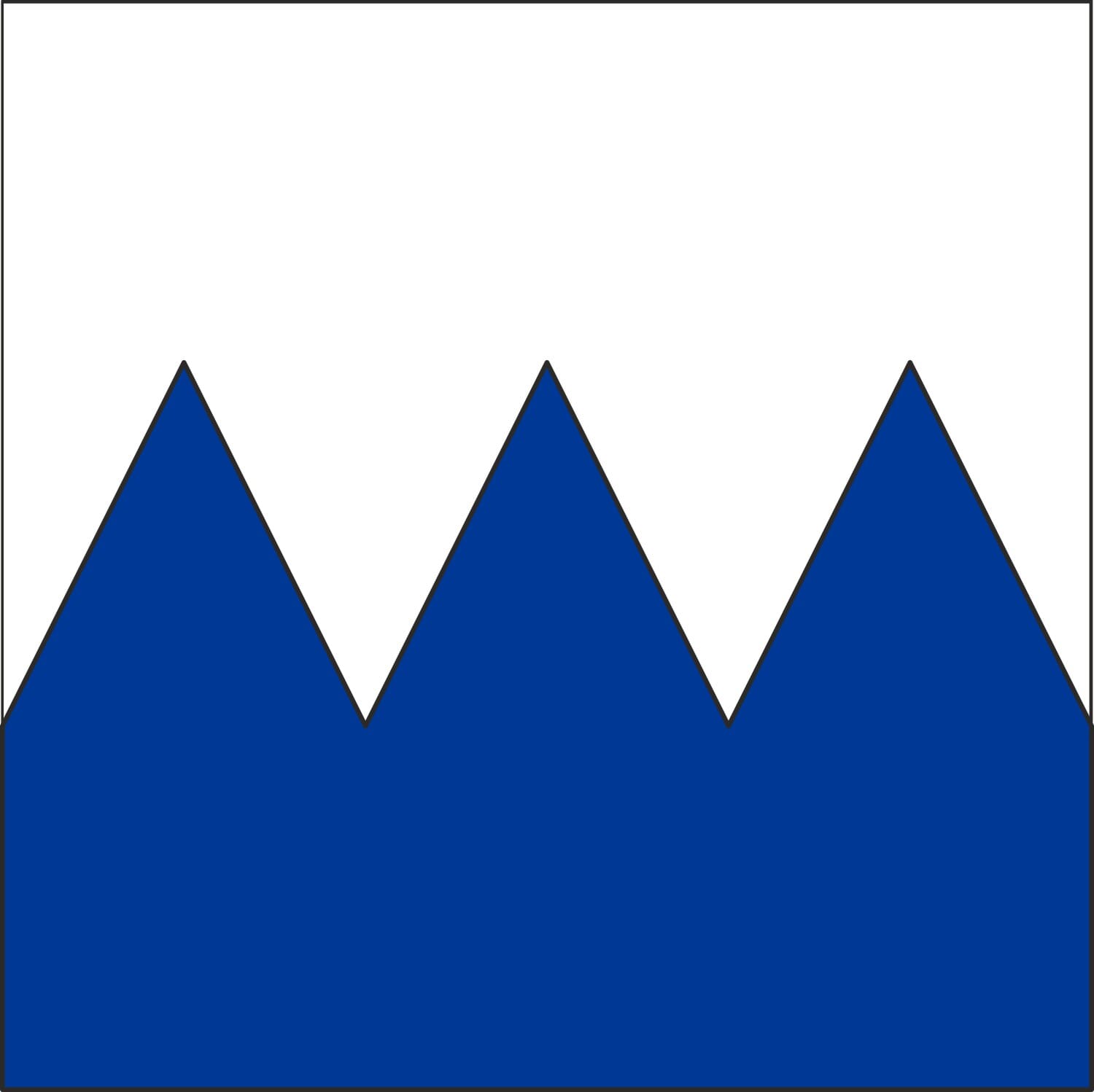 Fahne Gemeinde 6014 Littau Ehemalige Gemeinde (LU) | 30 x 30 cm und Gr&ouml;sser - Bild 1