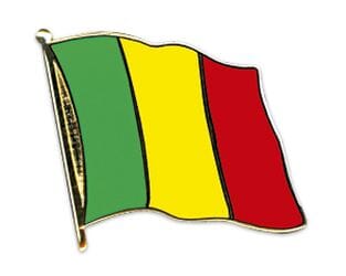 Flaggen Pin Mali geschwungen | ca. 20 mm - Bild 1