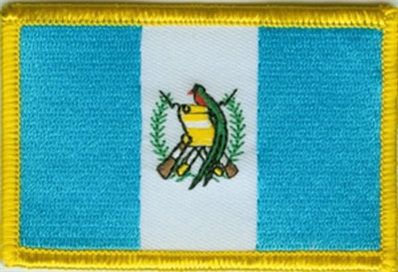 Patch Sticker zum aufb&uuml;geln Guatemala | 5.5 x 9 cm - Bild 1