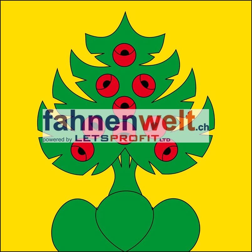 Fahne Gemeinde 3412 Heimiswil (BE) | 30 x 30 cm und Gr&ouml;sser - Bild 1