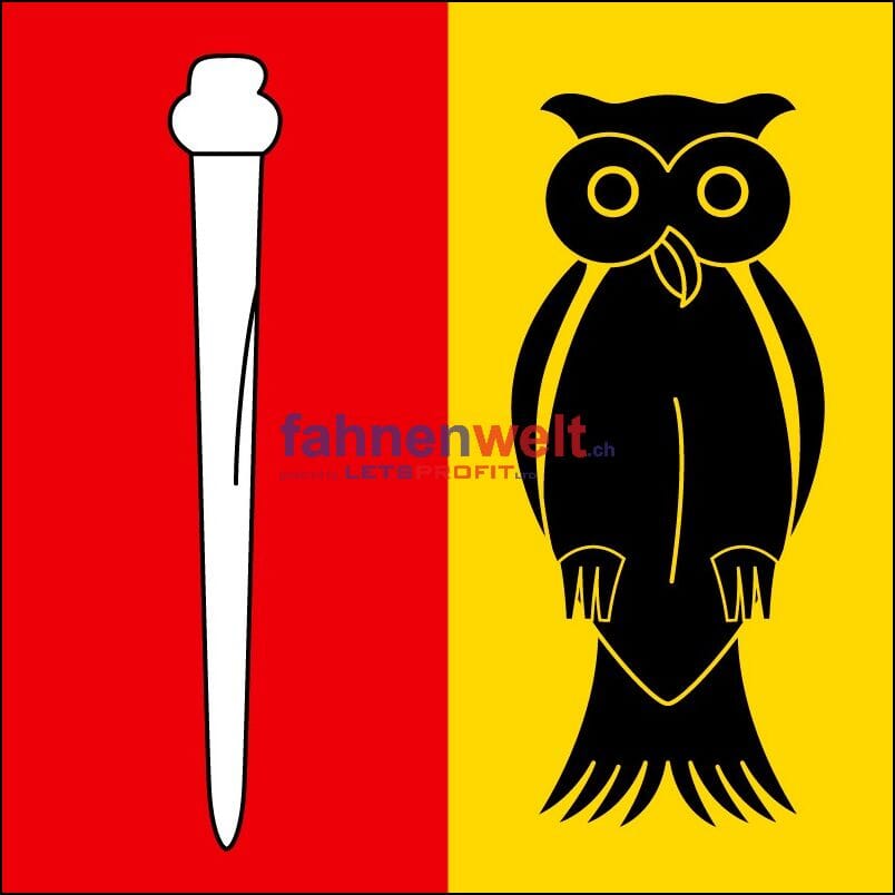 Fahne Gemeinde 6981 Bedigliora (TI) | 30 x 30 cm und Gr&ouml;sser - Bild 1