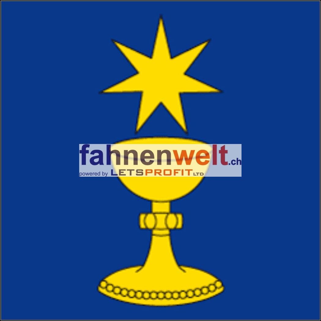 Fahne Gemeinde 7157 Siat Ehemalige Gemeinde (GR) | 30 x 30 cm und Gr&ouml;sser - Bild 1