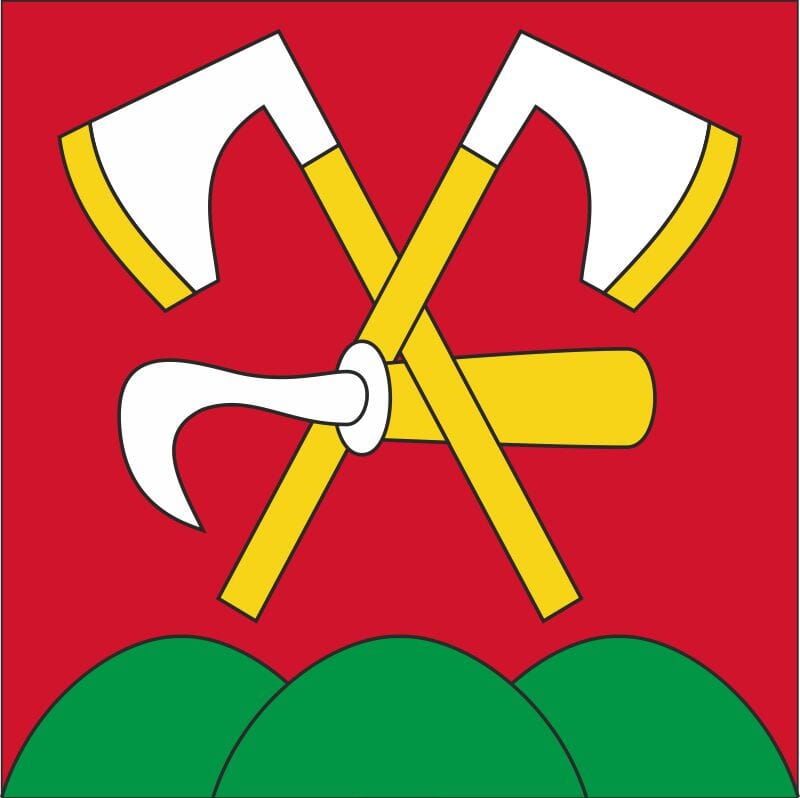 Fahne Stadtteil 2500 Biel Stadtteil Vingelz / Vigneules (BE) | 30 x 30 cm und Gr&ouml;sser - Bild 1