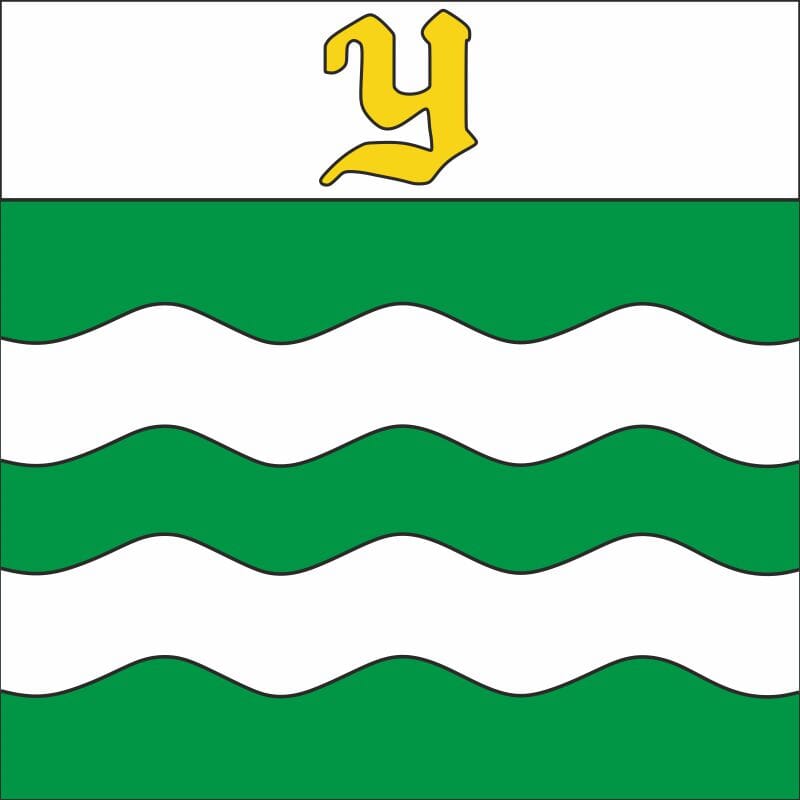 Fahne Bezirk Yverdon (VD) | 30 x 30 cm und Gr&ouml;sser - Bild 1