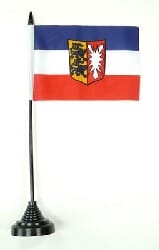Schleswig Holstein Tisch-Fahne mit Fuss | 10 x 15 cm - Bild 1