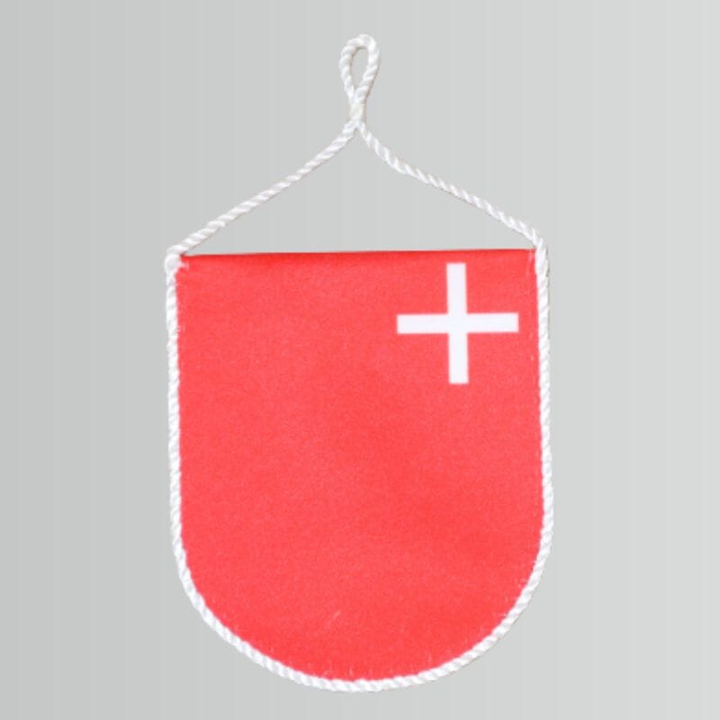 Autowimpel Schwyz | ca. 9 x 10 cm - Bild 1