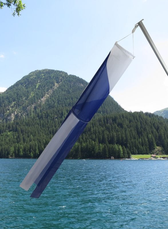 Windsack Kanton Z&uuml;rich | ca. &Oslash; 18 cm x 150 / 165 cm - Bild 1