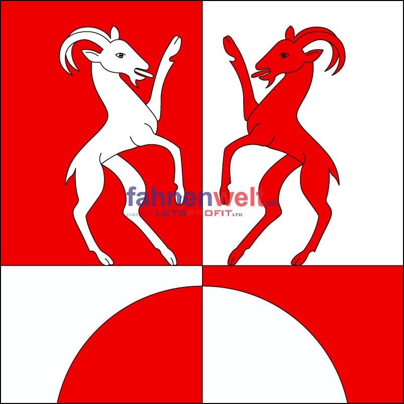 Fahne Gemeinde 6946 Ponte Capriasca (TI) | 30 x 30 cm und Gr&ouml;sser - Bild 1