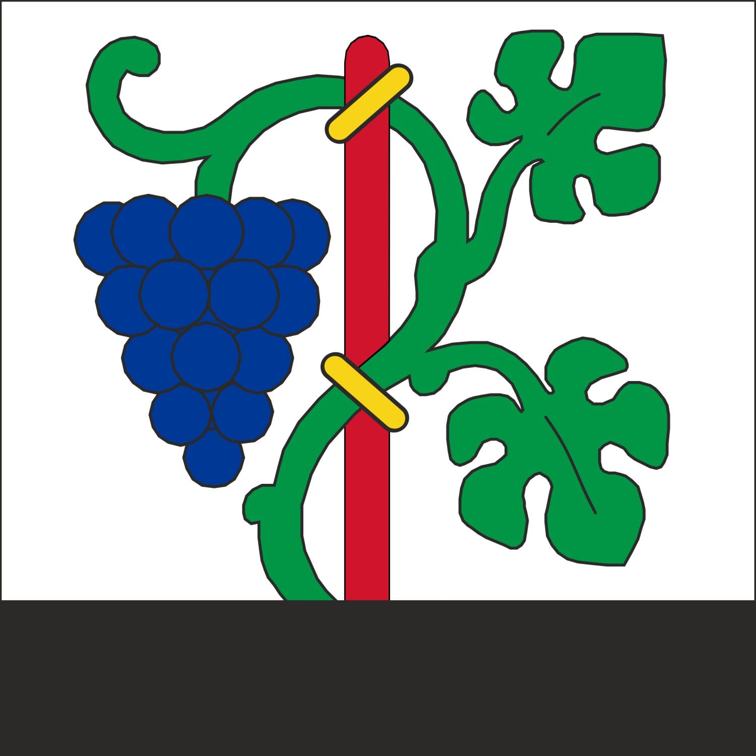 Fahne Gemeinde 4463 Buus (BL) | 30 x 30 cm und Gr&ouml;sser - Bild 1
