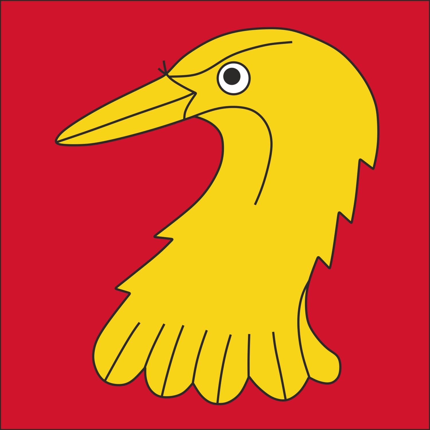 Fahne Gemeinde 3236 Gampelen (BE) | 30 x 30 cm und Gr&ouml;sser - Bild 1