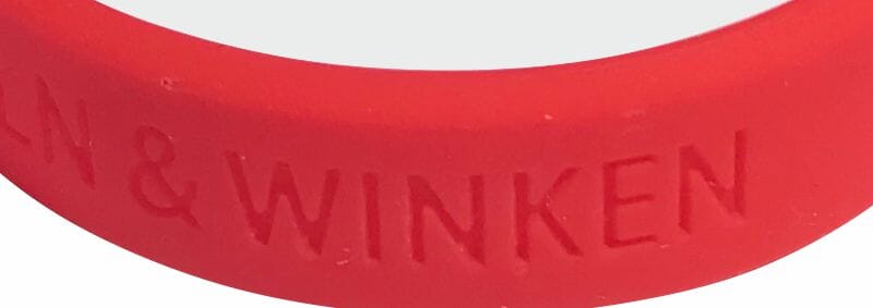 Silikon Armband rot Friends Edition - Bild 2
