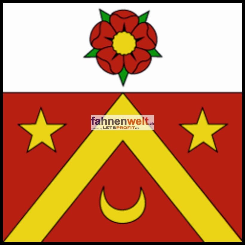 Fahne Gemeinde 1475 Autavaux Ehemalige Gemeinde (FR) | 30 x 30 cm und Gr&ouml;sser - Bild 1