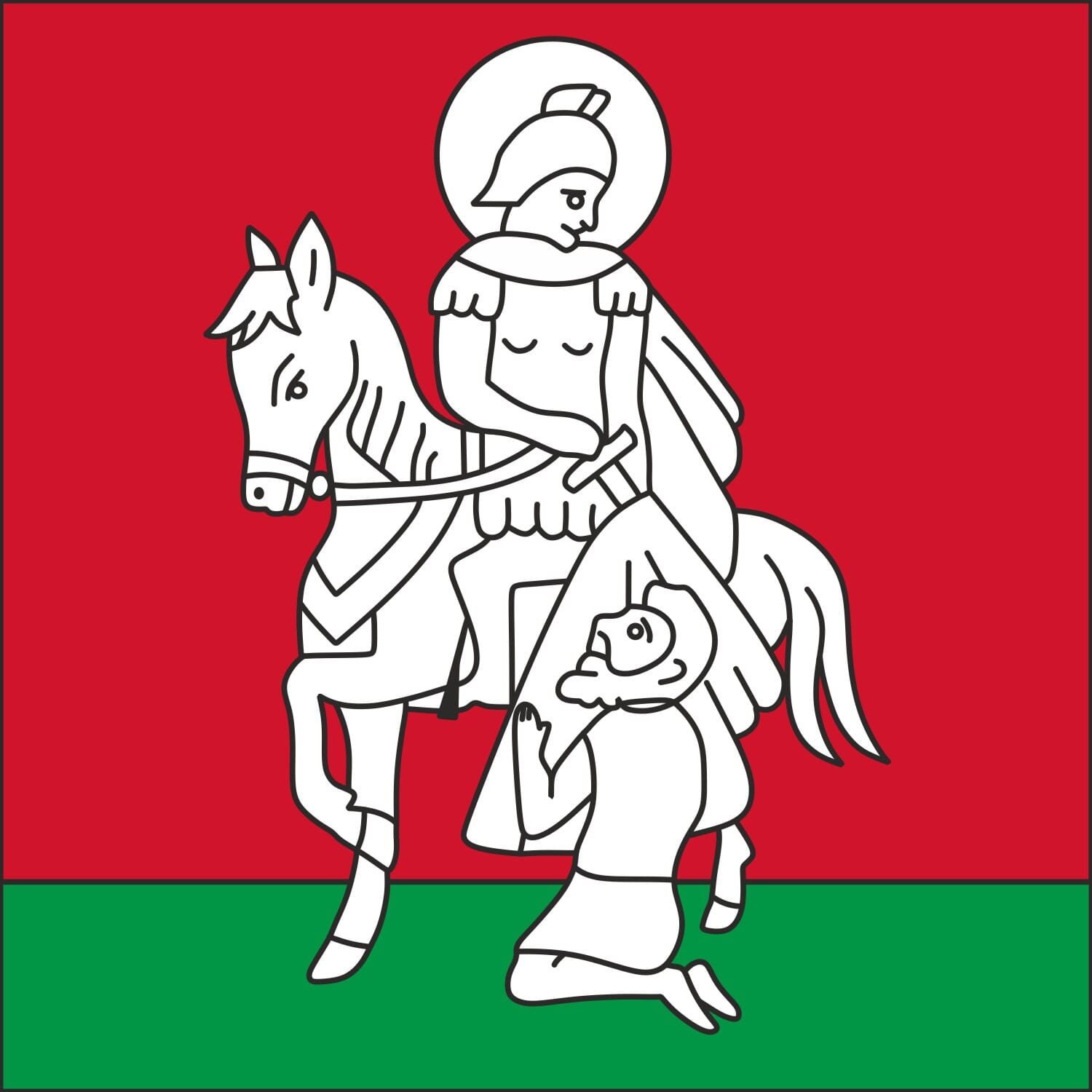 Fahne Gemeinde 8854 Galgenen (SZ) | 30 x 30 cm und Gr&ouml;sser - Bild 1