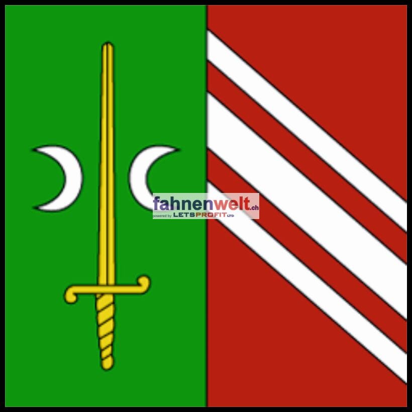 Fahne Gemeinde 1217 Meyrin (GE) | 30 x 30 cm und Gr&ouml;sser - Bild 1