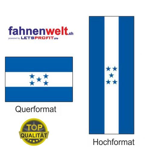 Honduras Fahne aus Multi-Flag im Hoch- und Querformat | diverse Gr&ouml;ssen - Bild 1