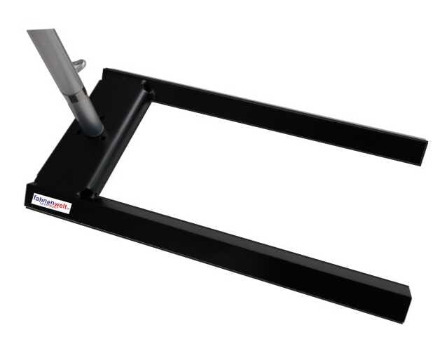 Autofuss aus Stahl | 20 x 40 cm - Bild 1