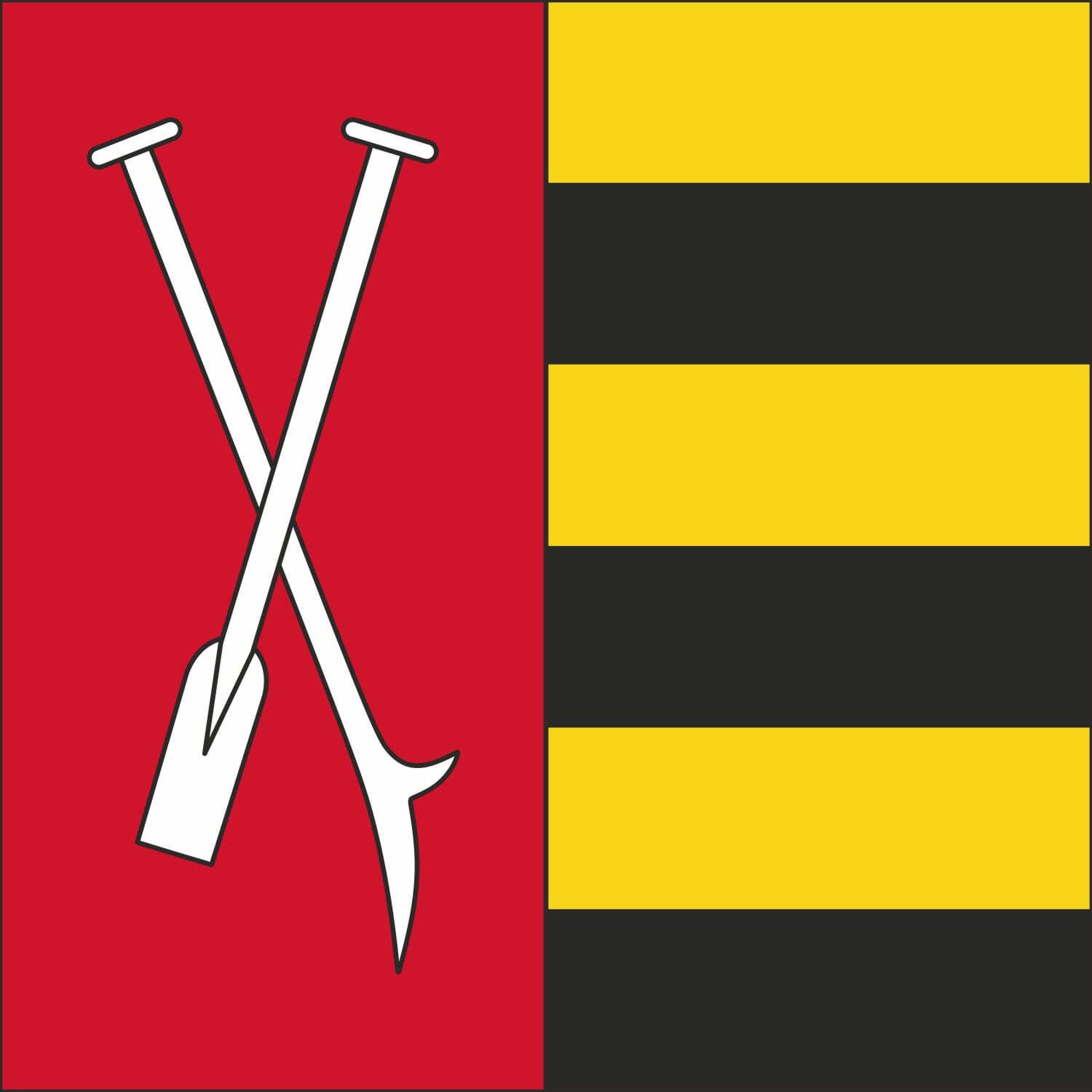 Fahne Gemeinde 6037 Root (LU) | 30 x 30 cm und Gr&ouml;sser - Bild 1