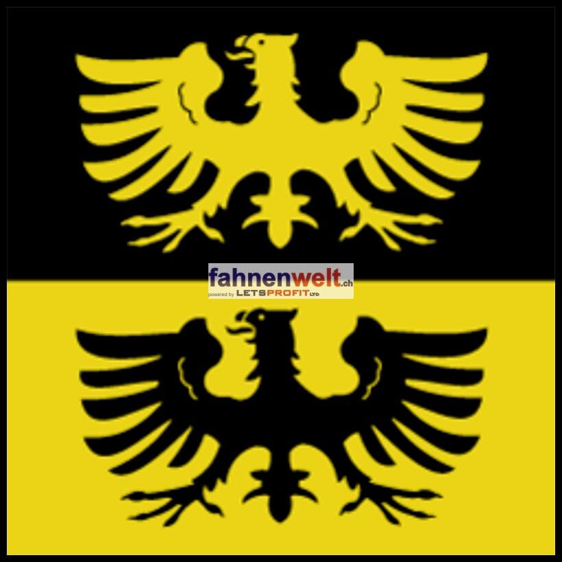 Fahne Bezirk Aigle (VD) | 150 x 150 | 50% - Bild 1