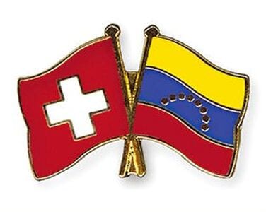 Freundschaftspin Schweiz-Venezuela | Gr&ouml;sse ca. 22mm - Bild 1
