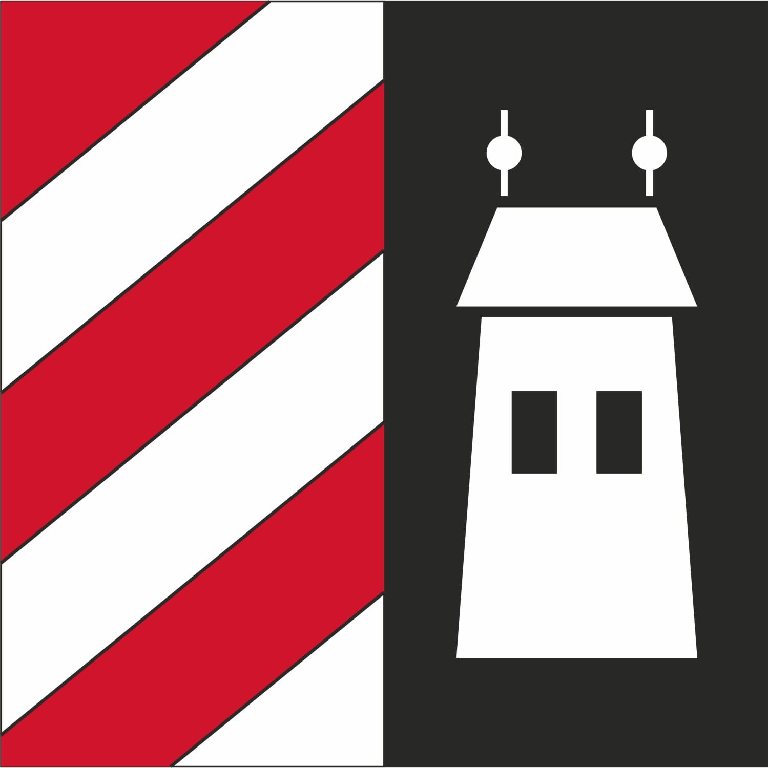 Fahne Gemeinde 4566 Halten (SO) | 30 x 30 cm und Gr&ouml;sser - Bild 1