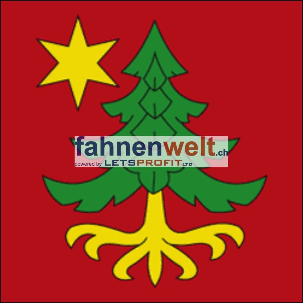 Fahne Bezirk Trachselwald (BE) | 30 x 30 cm und Gr&ouml;sser - Bild 1