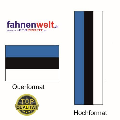 Estland Fahne aus Multi-Flag im Hoch- und Querformat | diverse Gr&ouml;ssen - Bild 1