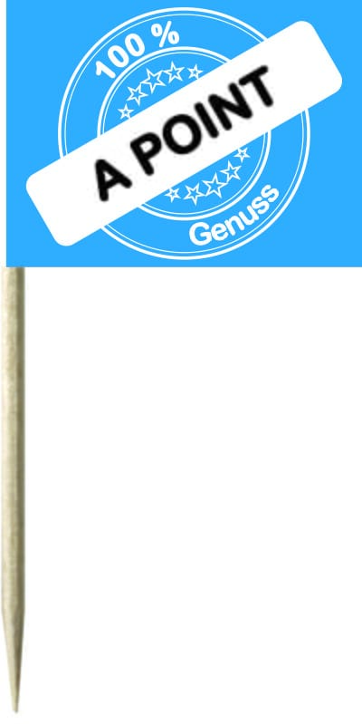 Mini-Fahnen A Point / Medium Pack &agrave; 50 St&uuml;ck | 30 x 40 mm - Bild 1