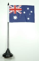 Australien Tisch-Fahne mit Fuss | 10 x 15 cm - Bild 1