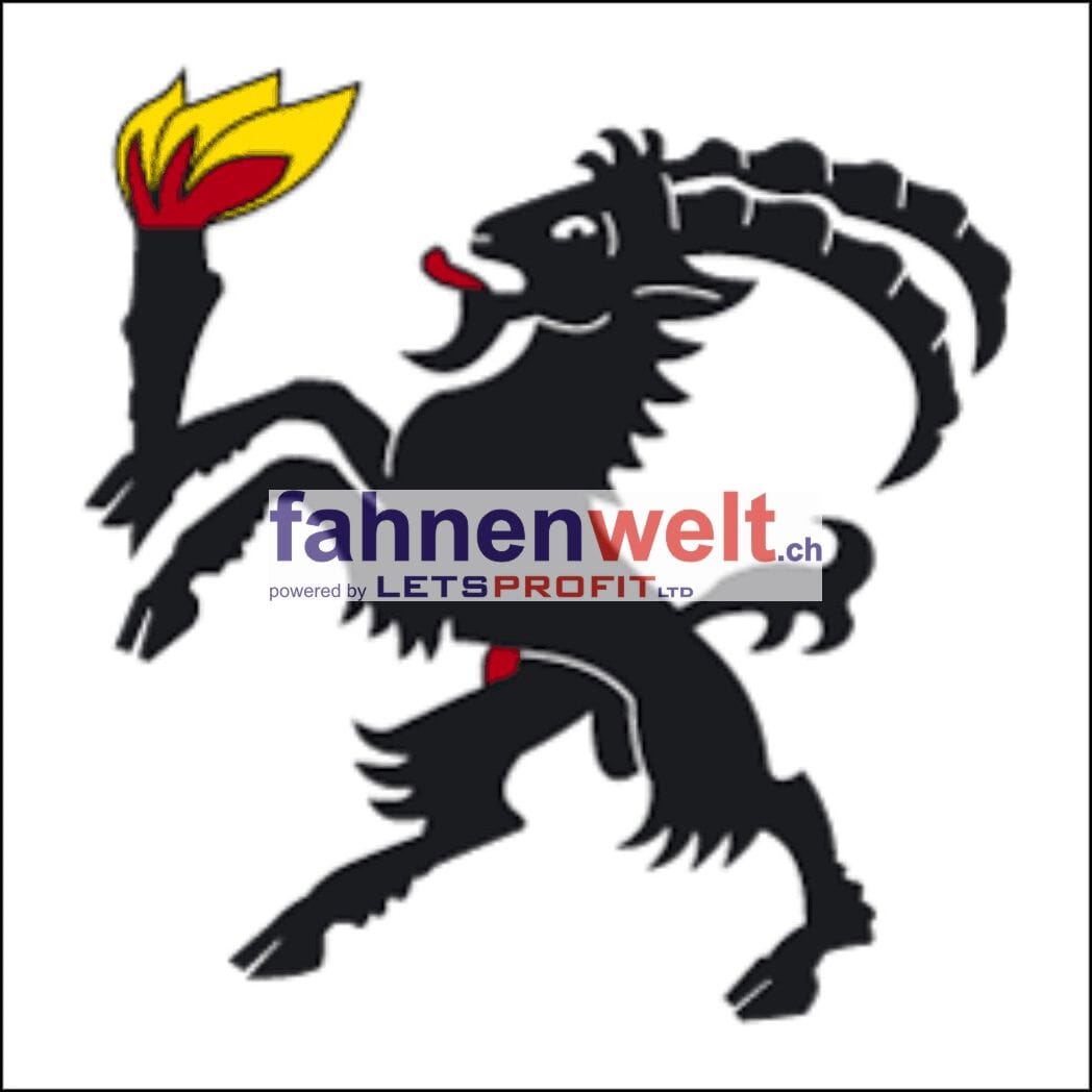 Fahne Gemeinde 7206 Igis Ehemalige Gemeinde (GR) | 30 x 30 cm und Gr&ouml;sser - Bild 1