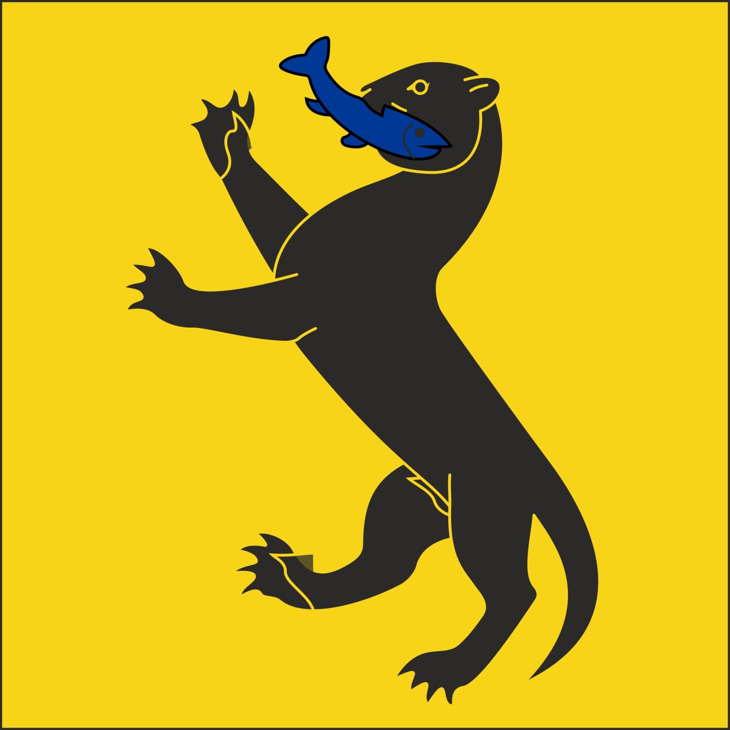 Fahne Gemeinde 8708 M&auml;nnedorf (ZH) | 30 x 30 cm und Gr&ouml;sser - Bild 1