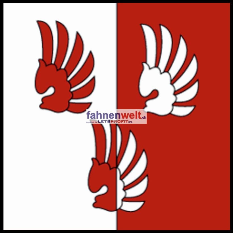 Fahne Gemeinde 1184 Luins (VD) | 30 x 30 cm und Gr&ouml;sser - Bild 1