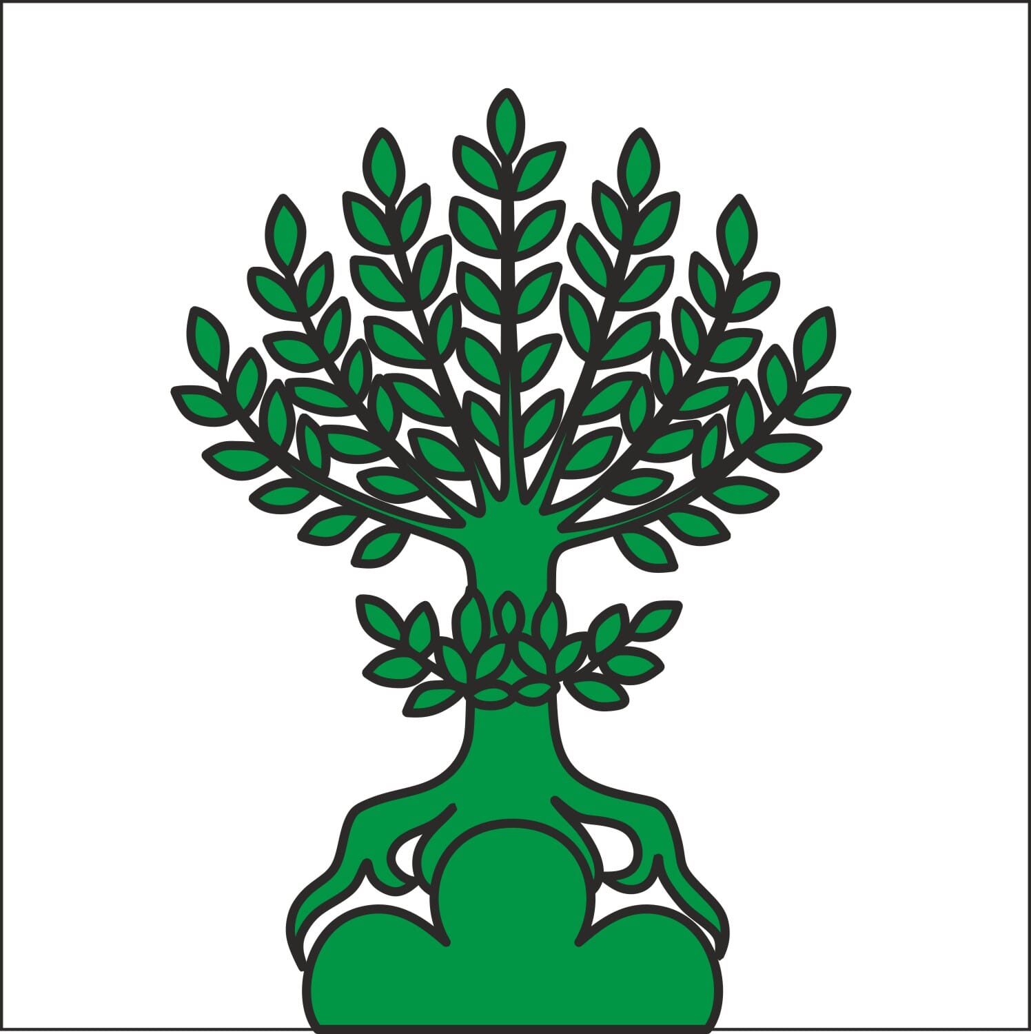 Fahne Gemeinde 5033 Buchs (AG) | 30 x 30 cm und Gr&ouml;sser - Bild 1