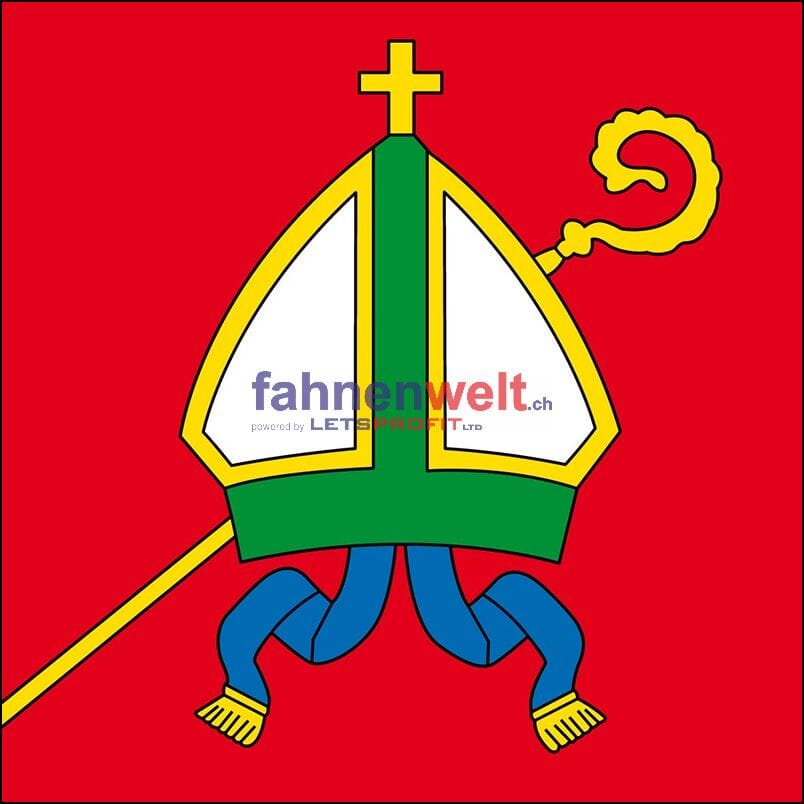 Fahne Gemeinde 6144 Zell (LU) | 30 x 30 cm und Gr&ouml;sser - Bild 1