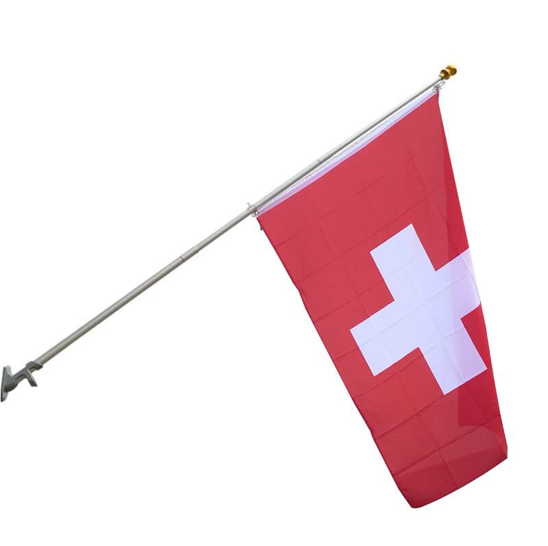 Hand-Teleskop-Fahnenstange | L&auml;nge ausgezogen ca. 200 cm - Bild 2