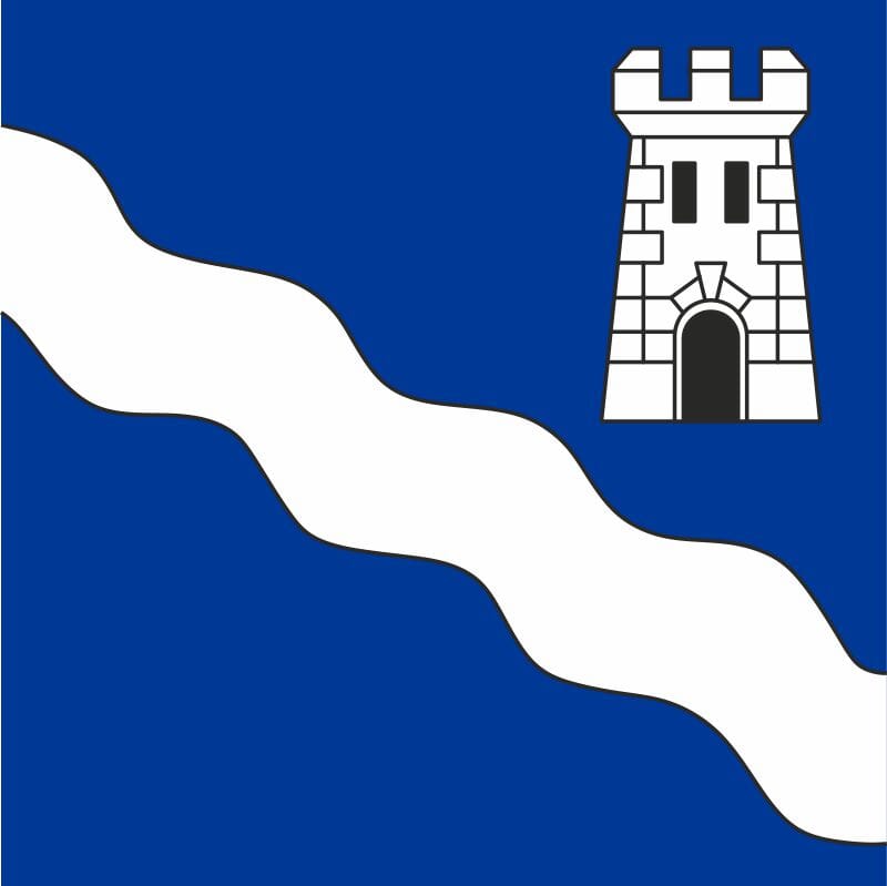 Fahne Gemeinde 3903 Birgisch Ehemalige Gemeinde (VS) | 30 x 30 cm und Gr&ouml;sser - Bild 1