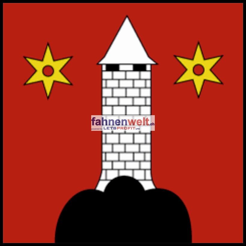 Fahne Gemeinde 1489 Murist (FR) | 30 x 30 cm und Gr&ouml;sser - Bild 1