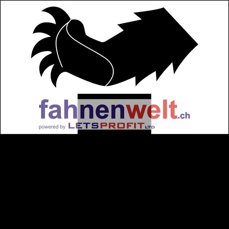 Fahne Gemeinde 3305 Iffwil (BE) | 30 x 30 cm und Gr&ouml;sser - Bild 1
