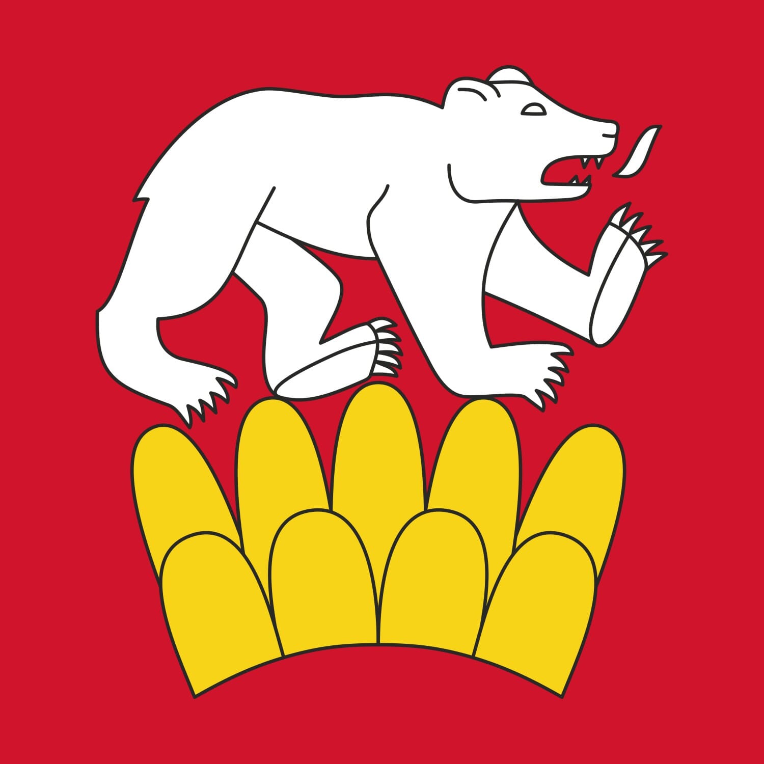 Fahne Gemeinde 9514 Wuppenau (TG) | 30 x 30 cm und Gr&ouml;sser - Bild 1