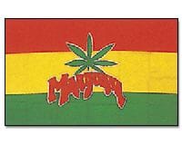 Marijuana gedruckt im Querformat | 90 x 150 cm - Bild 1